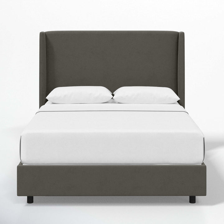 Tilly Upholstered Bed Joss & Main Color: Classic Pewter Performance Velvet Size: California King