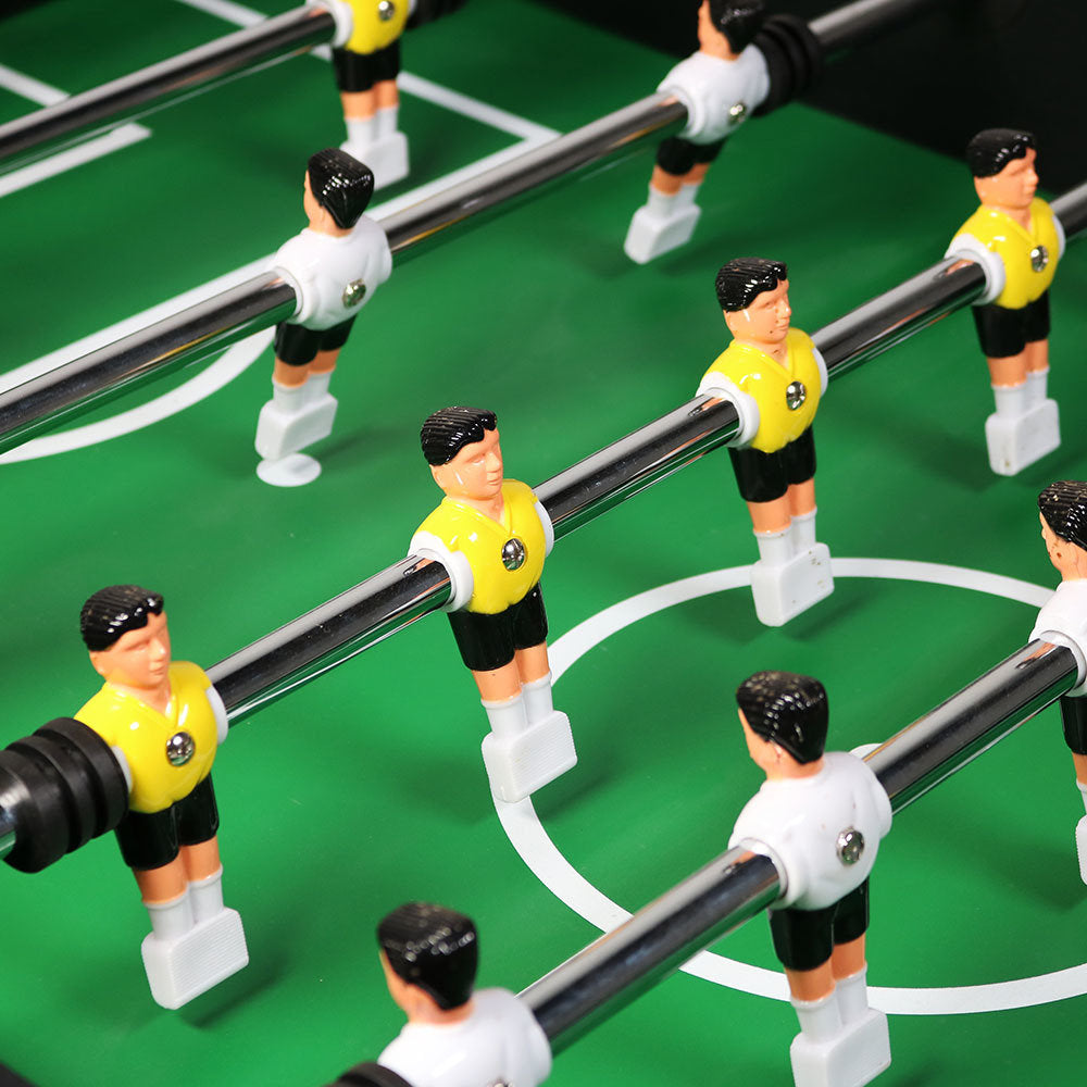 Agosto 55'' 2-Player Indoor Foosball Table with 2 Drink Holders, Black Wade Logan®