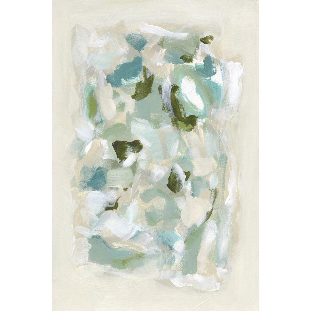 Tinted Abstract V by Christina Long - Wrapped Canvas Painting Orren Ellis Size: 48" H x 32" W