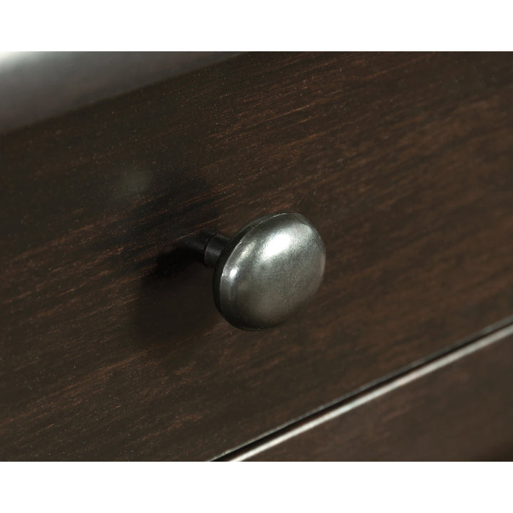 Gunalda L-Shape Executive Desk Red Barrel Studio® Color: Estate Black