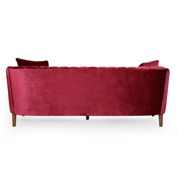 Lawson 84.5" Recessed Arm Sofa Kelly Clarkson Home Upholstery Color: Wine