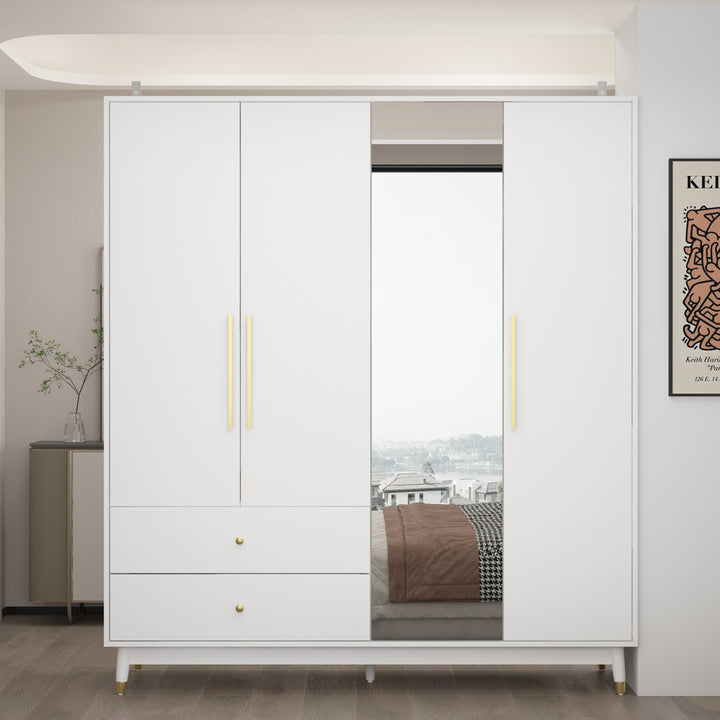 Latrobe Armoire Willa Arlo™ Interiors Color: White