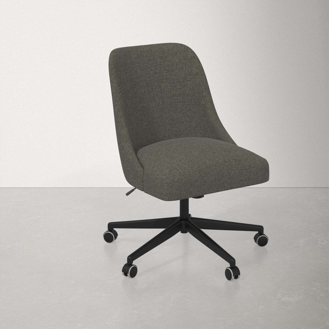 Acosta Task Chair AllModern Upholstery Color: Zuma Charcoal Textured Linen