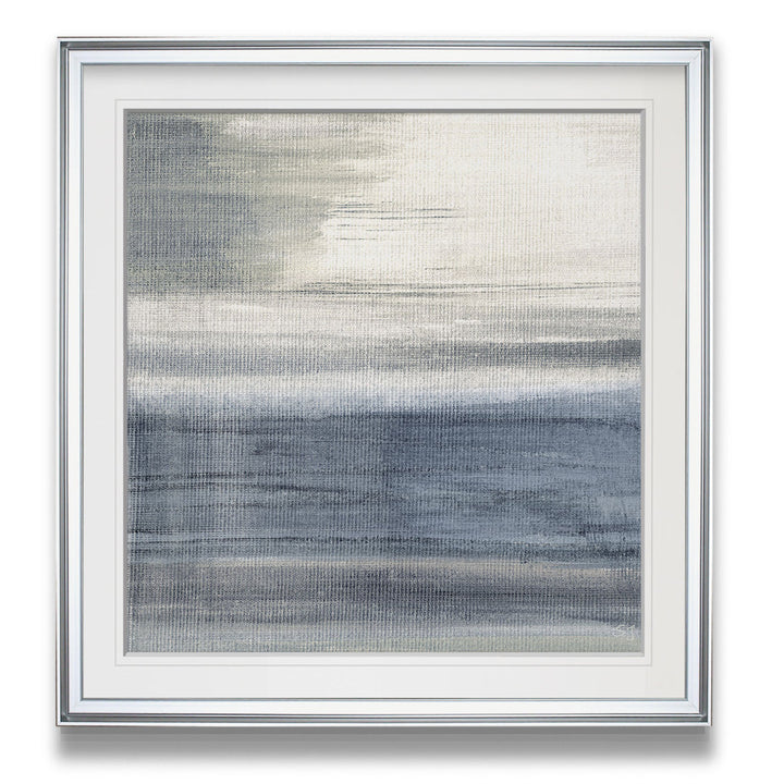 Weathered II - Picture Frame Print Beachcrest Home™ Frame Color: Silver Framed Size: 23" H x 23" W x 1.5" D