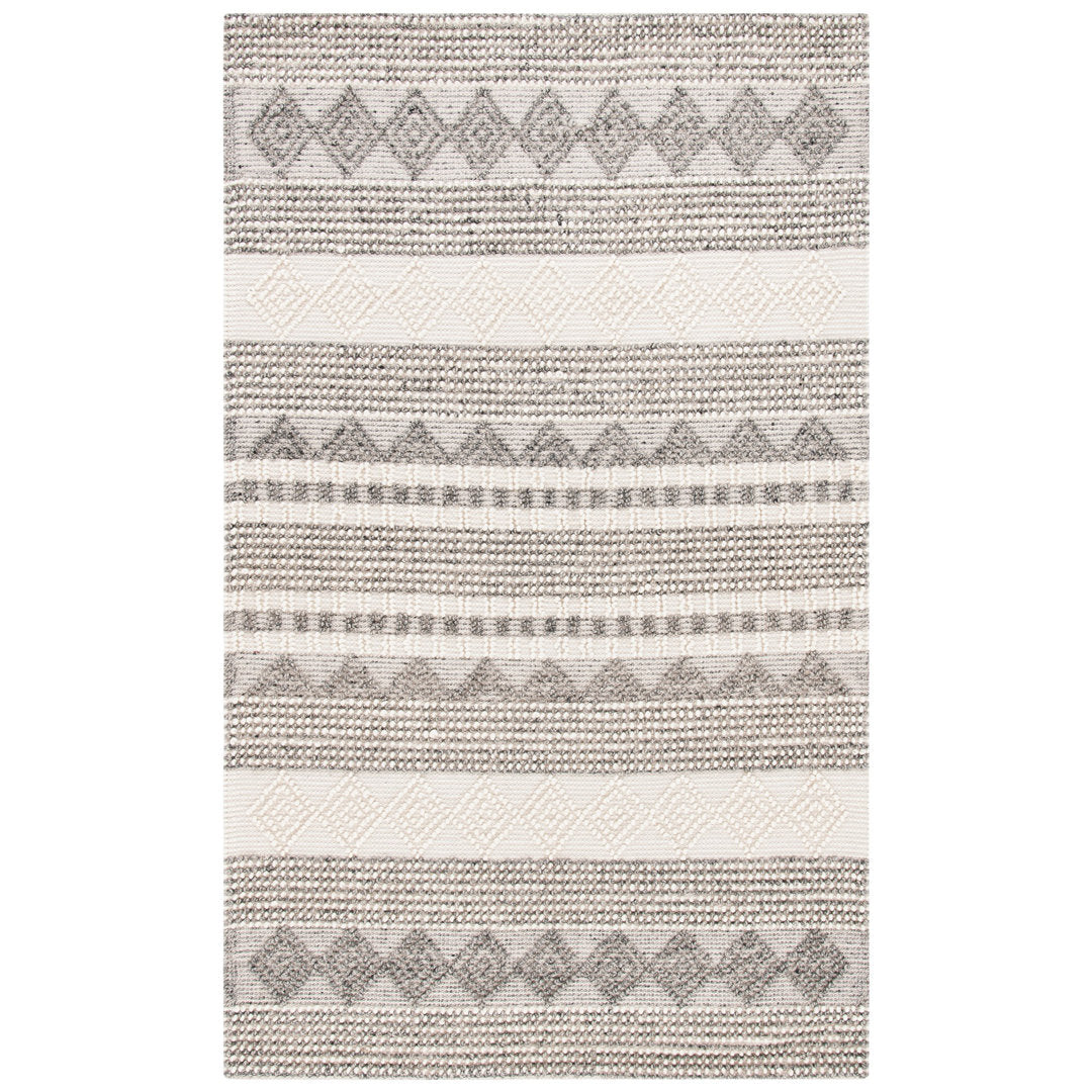 Jacques Hand Woven 60% Wool And 40% Cotton Striped Rug Union Rustic Rug Size: Rectangle 10' x 14'