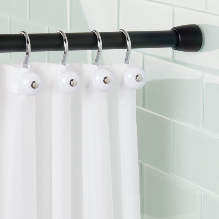 Cameo 43.1" Adjustable Straight Tension Shower Curtain Rod InterDesign
