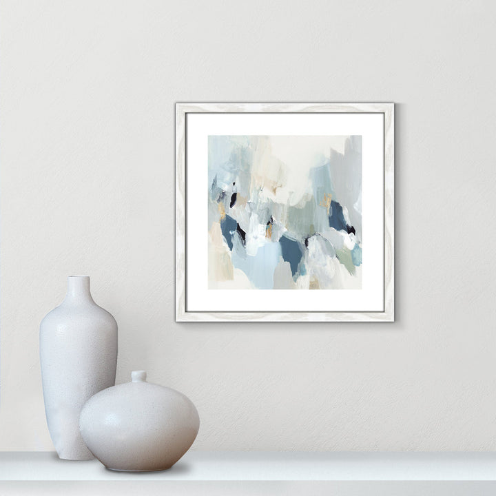 Little Talks II by Isabelle Z - Picture Frame Print on Canvas Casa Fine Arts Size: 18.25" H x 18.25" W x 0.75" D Format: White Wood Framed Paper