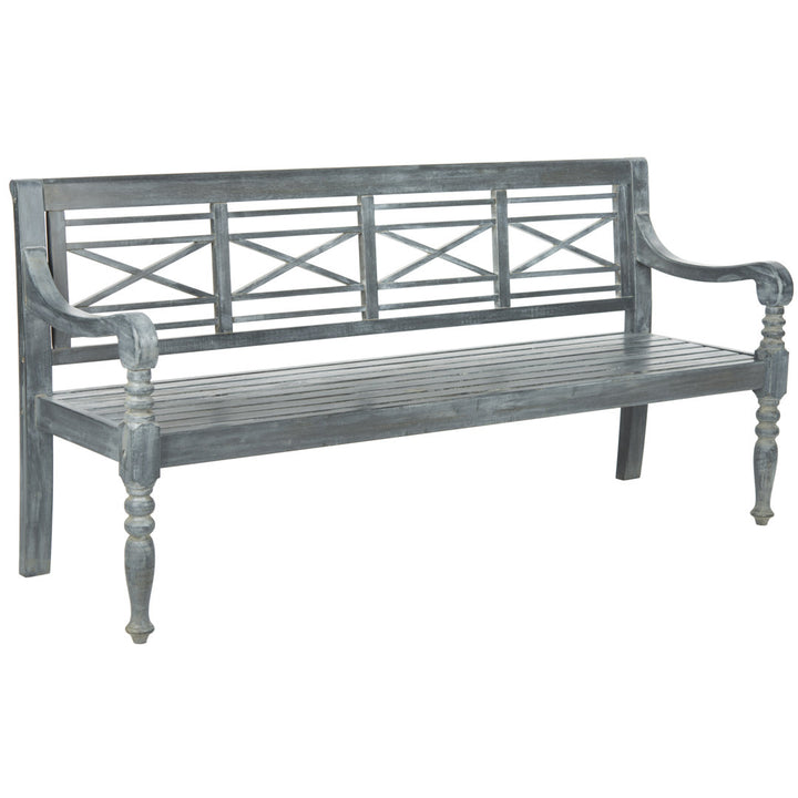 Paull Wooden Garden Bench Highland Dunes Color: Ash Gray