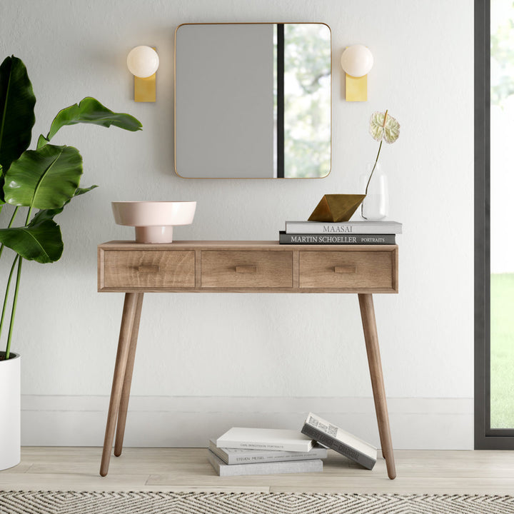 Brycon 41.8" Console Table George Oliver Color: Light Brown