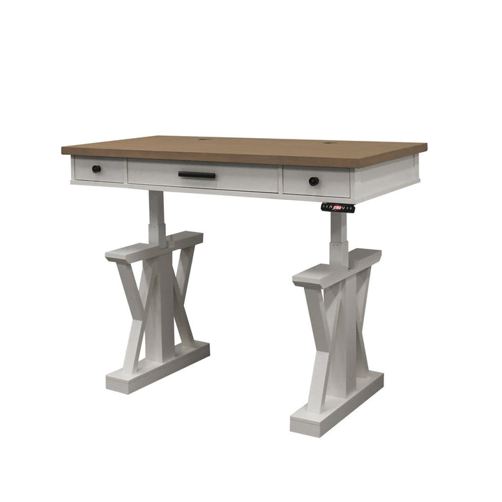 Kelsie-Mae Height Adjustable Desk Latitude Run® Finish: Beige