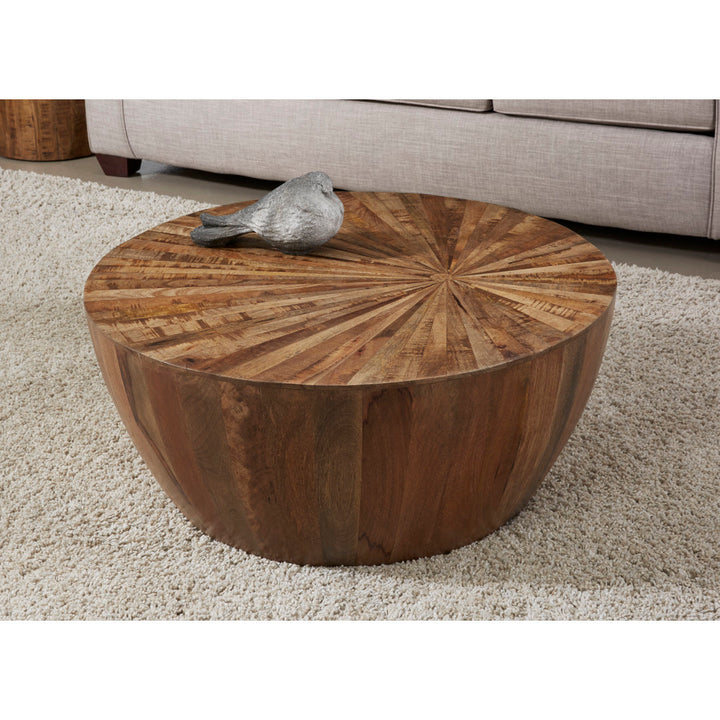 Canton Mahan Hollow Wood Block Coffee Table The Twillery Co.®