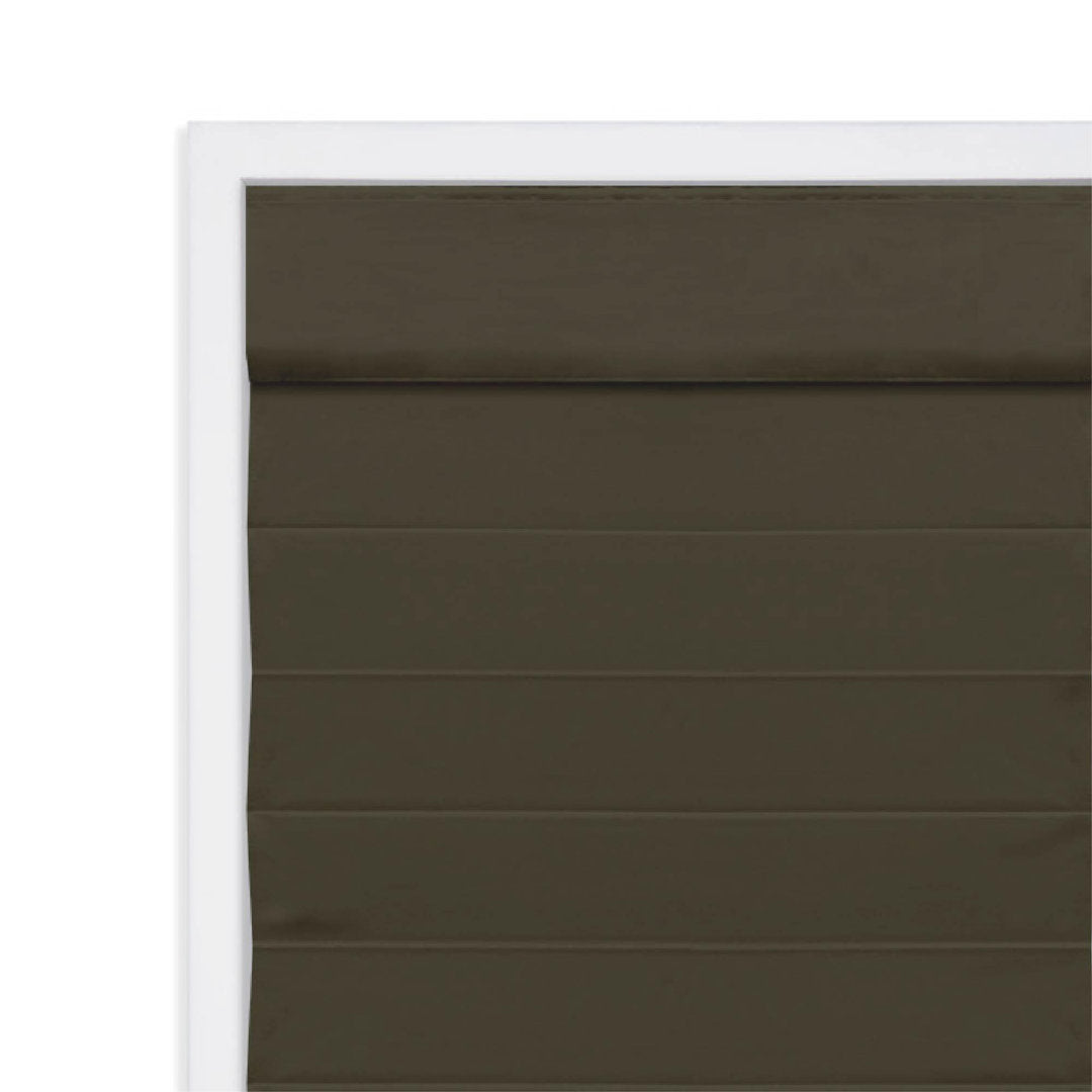 Cordless Blackout 100% Cotton Roman Shade with Cellular Shade Backing Symple Stuff Size: 70"W x 72"L Finish: Chocolate Brown