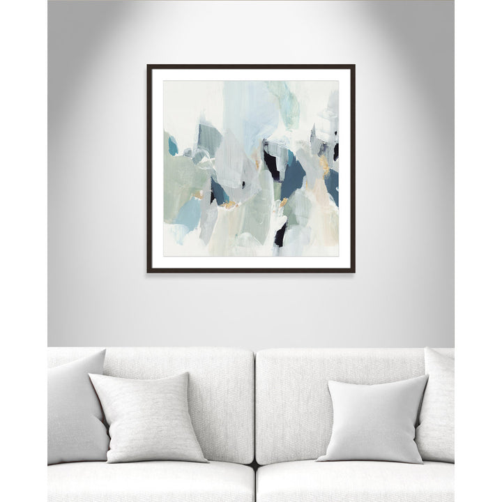 Little Talks II by Isabelle Z - Picture Frame Print on Canvas Casa Fine Arts Size: 32" H x 32" W x 1.25" D Format: Walnut Picture Framed Paper