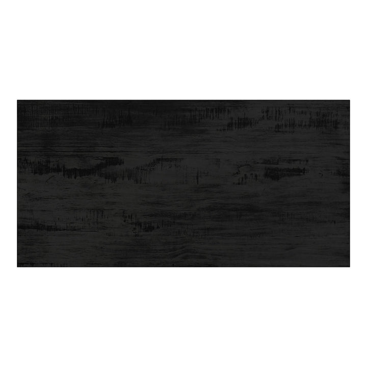 Isakson Trestle Coffee Table with Storage Laurel Foundry Modern Farmhouse® Table Top Color: Black