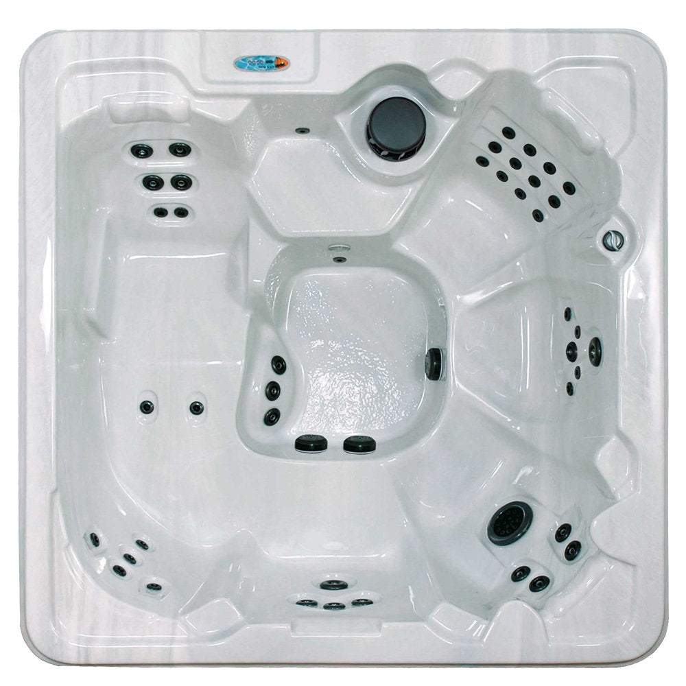 Jamaica Luxurious 8-Person 47-Jet Hot Tub with LED Light and Ozonator USA Spas