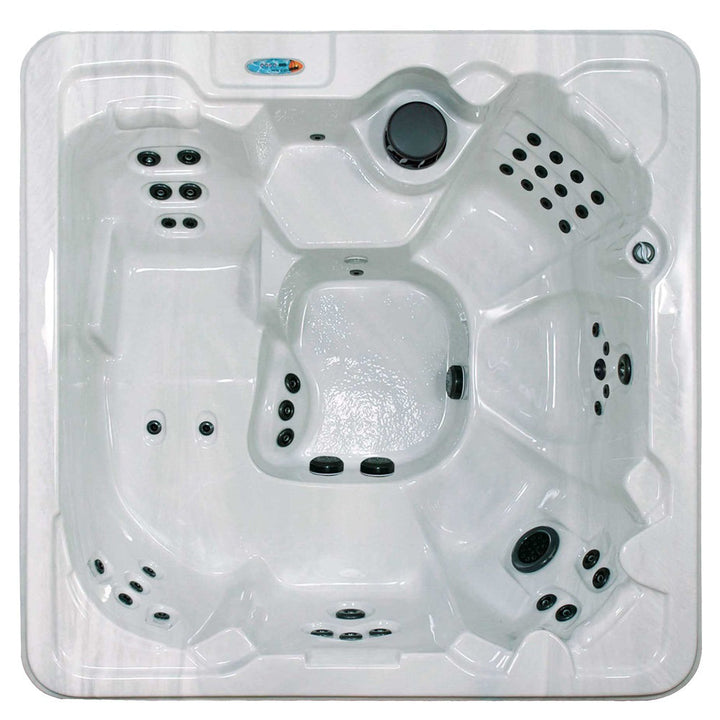 Jamaica Luxurious 8-Person 47-Jet Hot Tub with LED Light and Ozonator USA Spas