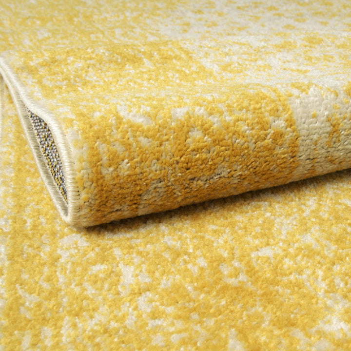 Oriental Yellow Area Rug Charlton Home® Rug Size: Rectangle 4'1" x 6'1"