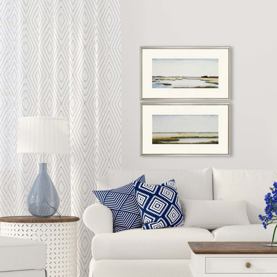 Arlo Marshlands I by Coggins - 2 Piece Picture Frame Print Set Birch Lane™