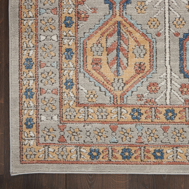 Taylorsville Geometric Brown/Blue/Gray Area Rug Dakota Fields Rug Size: Rectangle 6'7" x 9'6"