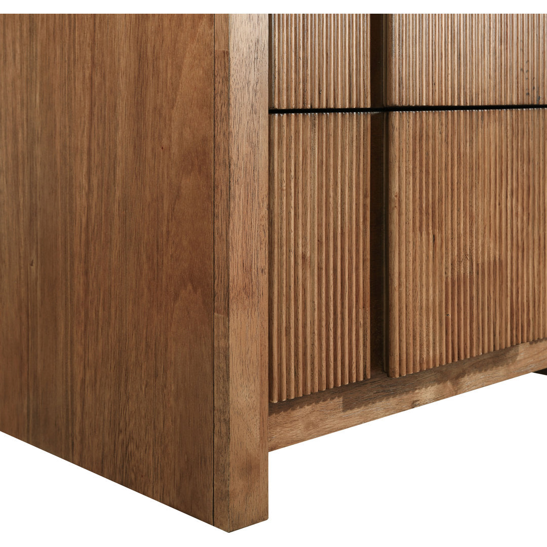 Ishana Solid Wood Nightstand Wrought Studio™ Color: Walnut