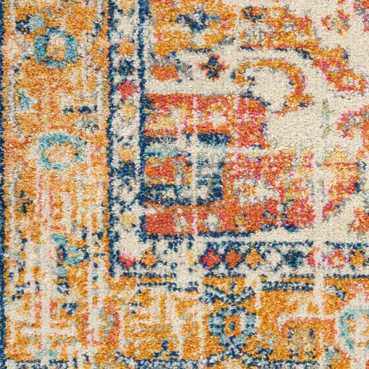 Baylee Oriental Yellow/Ivory Area Rug Kelly Clarkson Home Rug Size: Runner 2'2" x 7'6"
