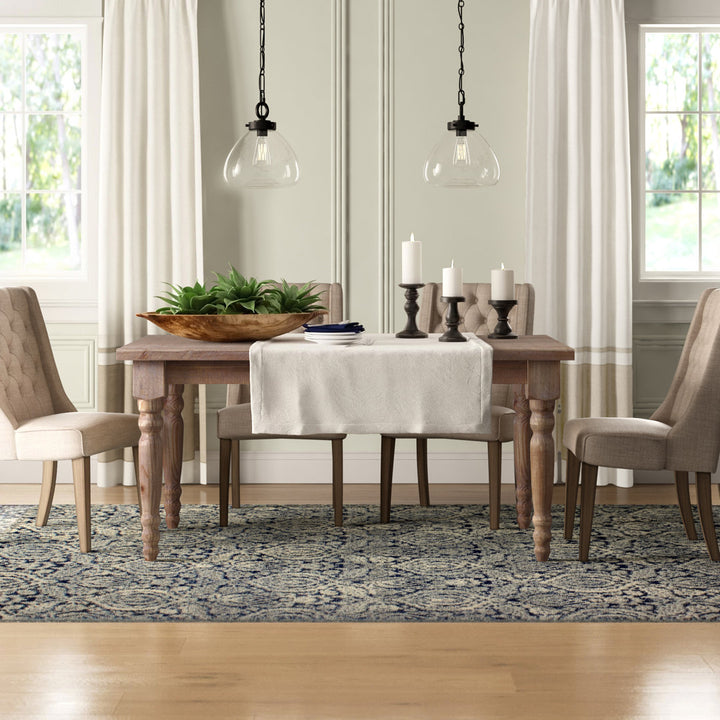 Valerie Dining Table Grain Wood Furniture Color: Driftwood