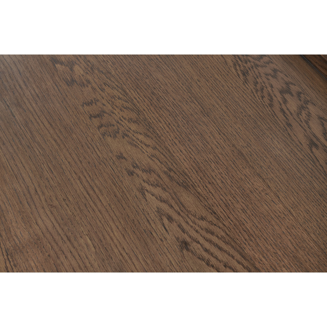 Nikole 27" Wide Industrial Rustic Solid Wood Metal Rectangular Side Table With Shelf Trent Austin Design®