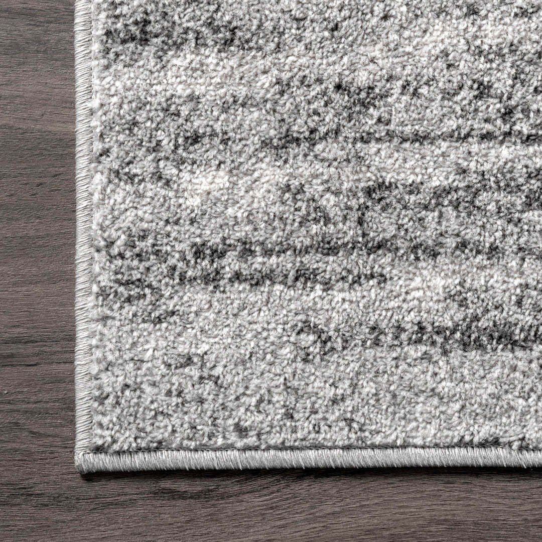 Artimas Abstract Transitional Performance Gray Rug Ebern Designs Rug Size: Square 5'