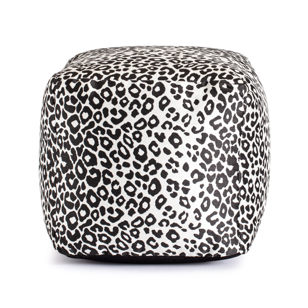 Trevail Outdoor Ottoman with Cushion Everly Quinn Cushion Color: Gray