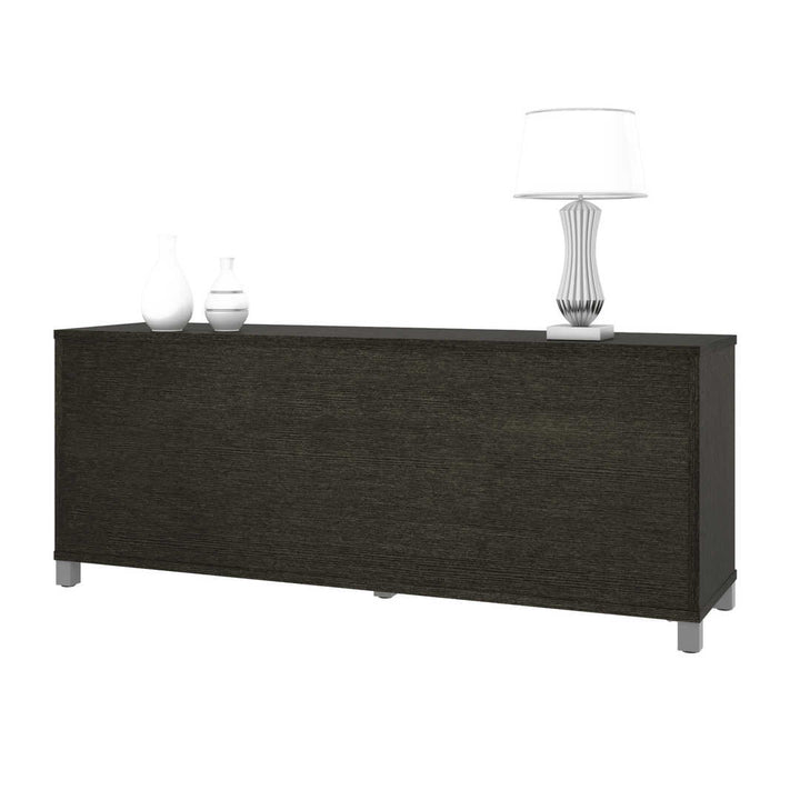 Idael 2 - 72W Credenza with 2 Drawers Ivy Bronx Finish: Gray