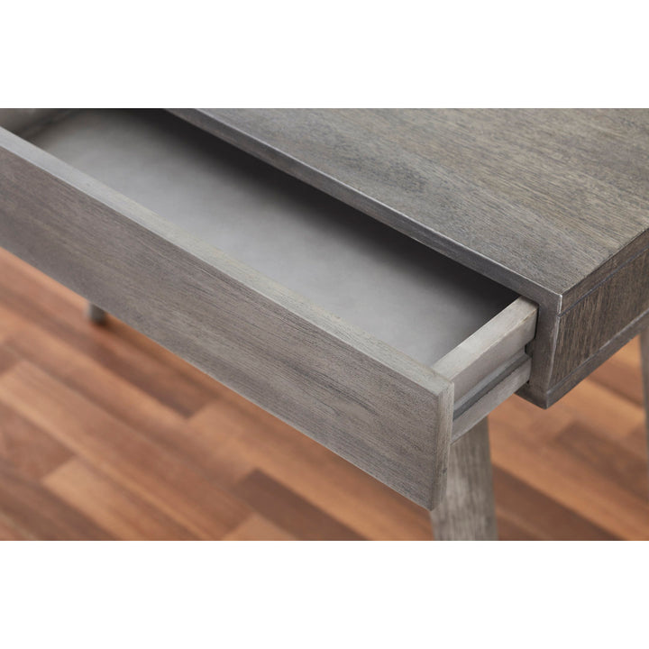 Chicago Desk Union Rustic Color: Gray