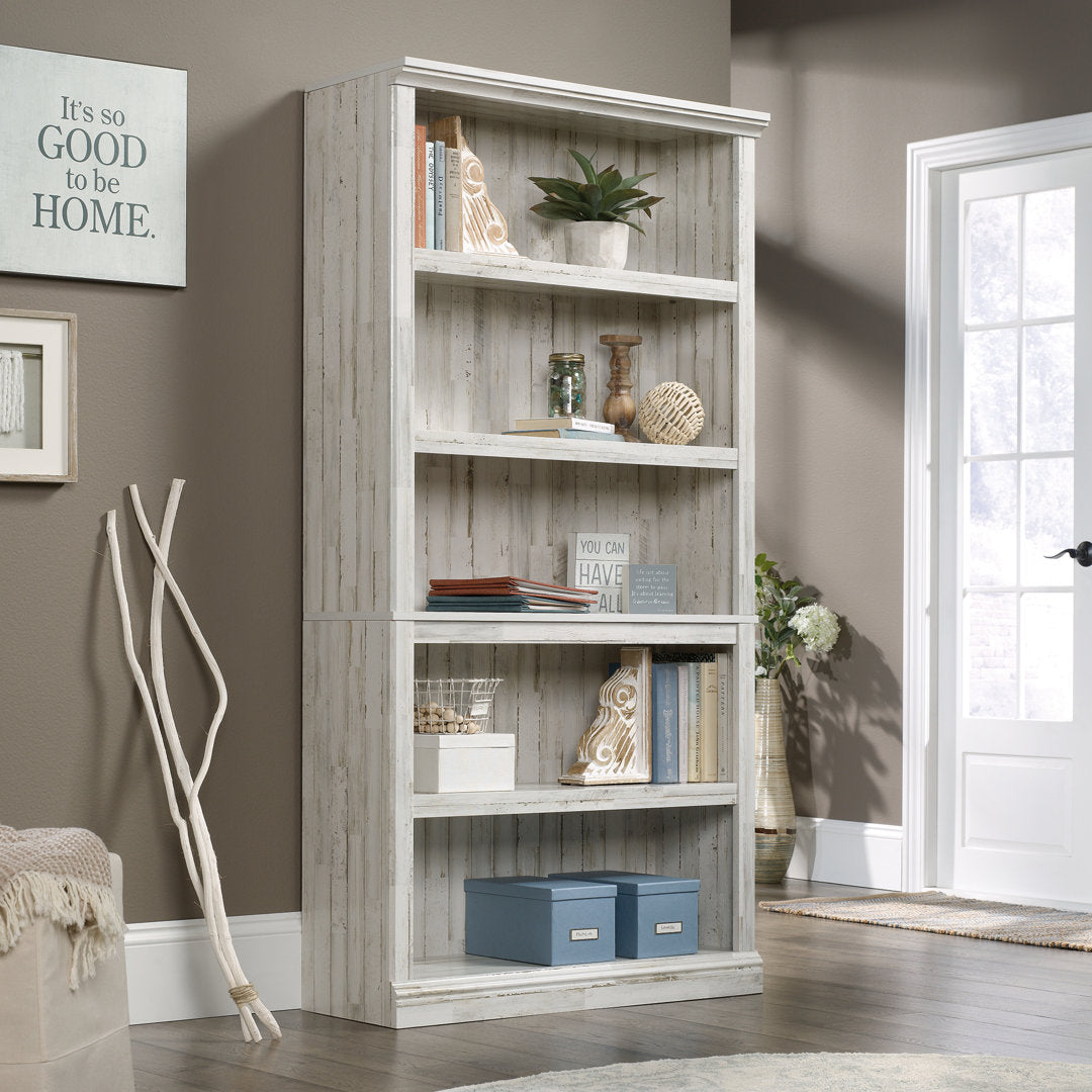 Alexsia 69.76" H x 35.28" W Standard Bookcase Lark Manor™ Color: White Plank