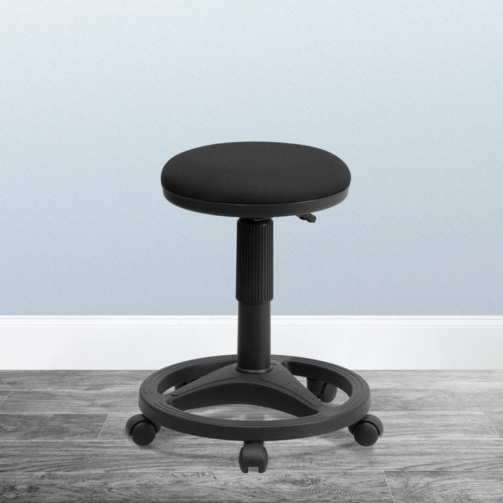 Gutierres Height Adjustable Stool with Footring Alcott Hill®