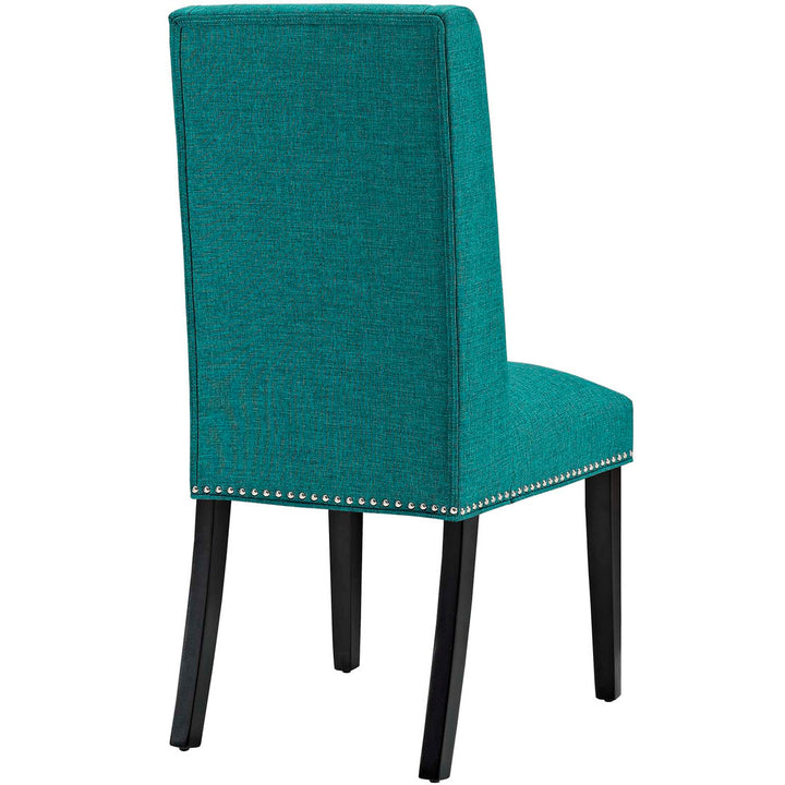 Modway Baron Dining Chair Modway Upholstery Color: Teal Plainweave
