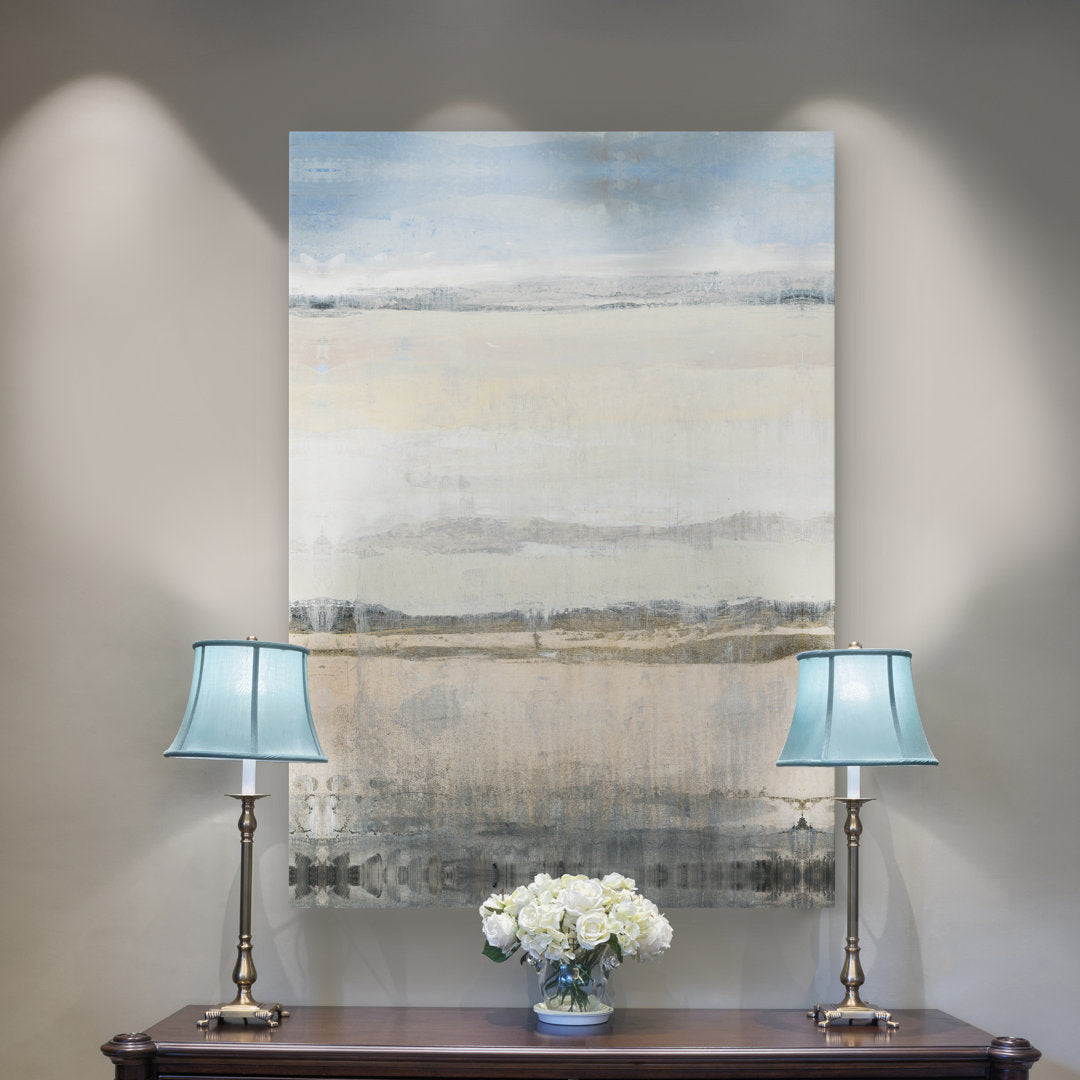 E Transitional Space I' - Print on Canvas Wade Logan® Size: 40" H x 30" W x 1" D Format: Wrapped Canvas