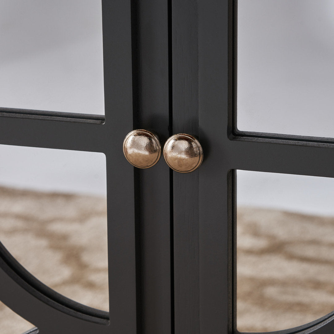 Antrim 2 Door Accent Cabinet Brayden Studio® Color: Charcoal Gray