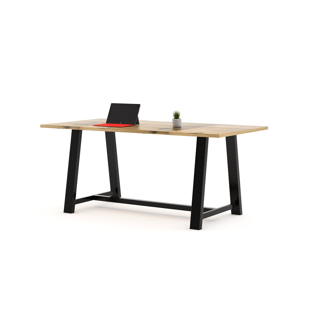 Midtown Solid Wood Breakroom Table KFI Studios Size: 36" H x 84" L x 36" W Top Finish: Teak