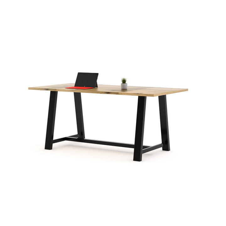 Midtown Solid Wood Breakroom Table KFI Studios Size: 36" H x 84" L x 36" W Top Finish: Teak