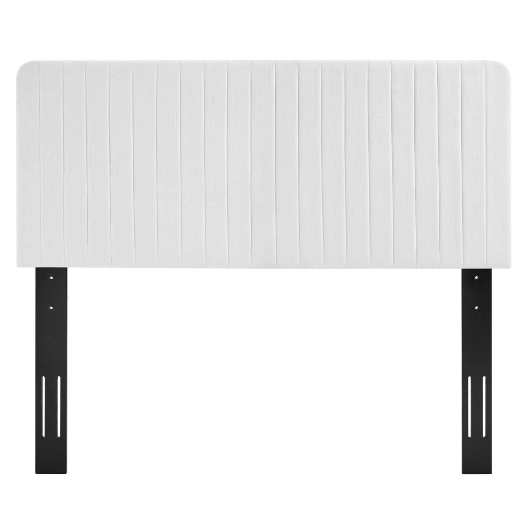Milenna Channel Tufted Headboard Mercer41 Color: Gray Size: Twin