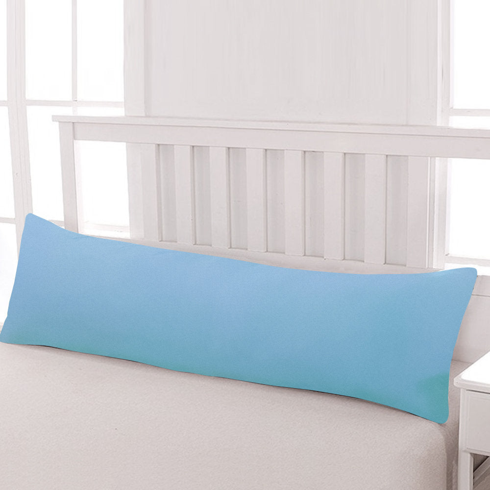 Body Pillow Cover, 1800 Brushed Microfiber Body Pillowcase with Envelope Closure - 20x54 Inches - NTBAY NTBAY Color: Sky Blue