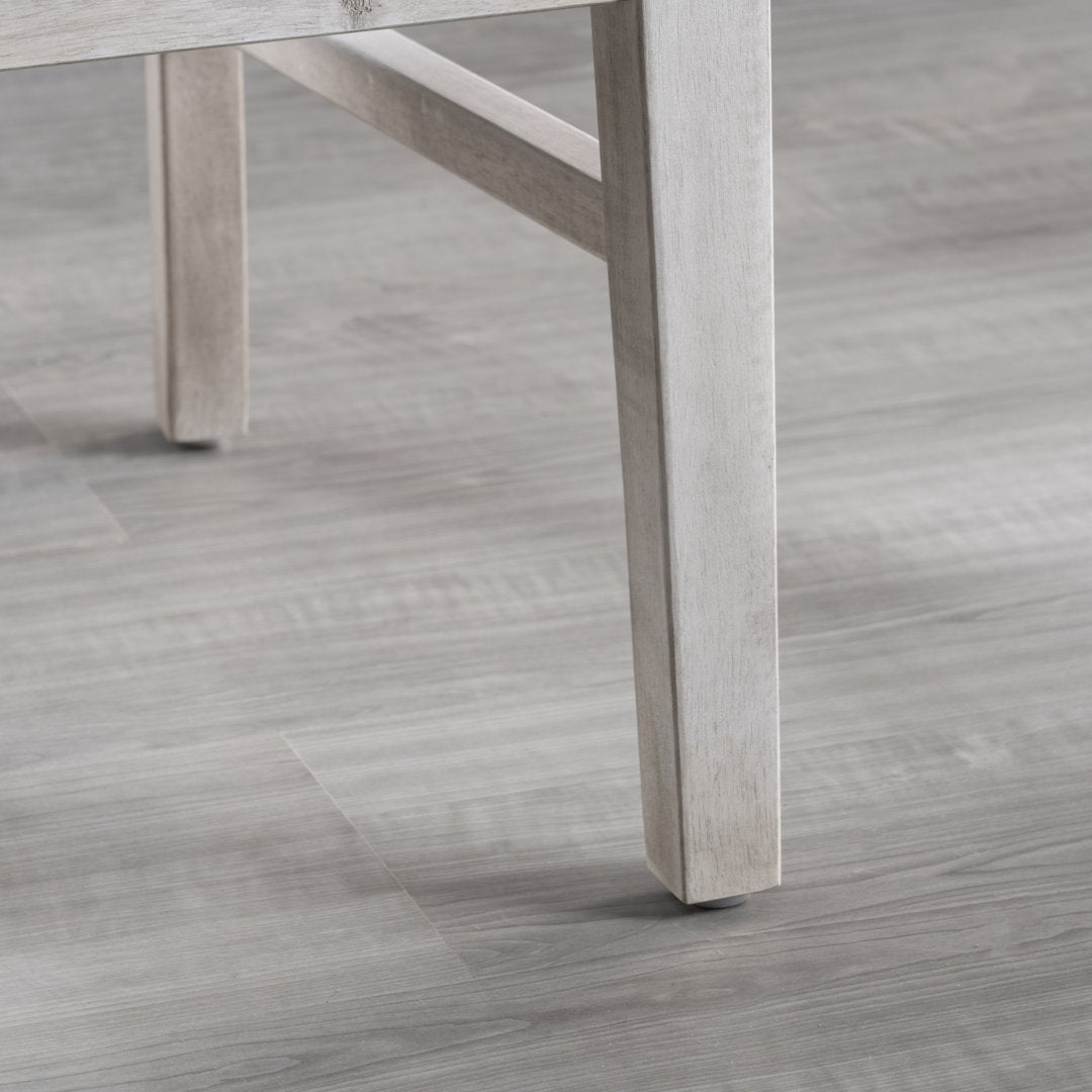 Hitz Solid Wood Cross Back Side Chair (Set of 2) Charlton Home® Color: Light Gray