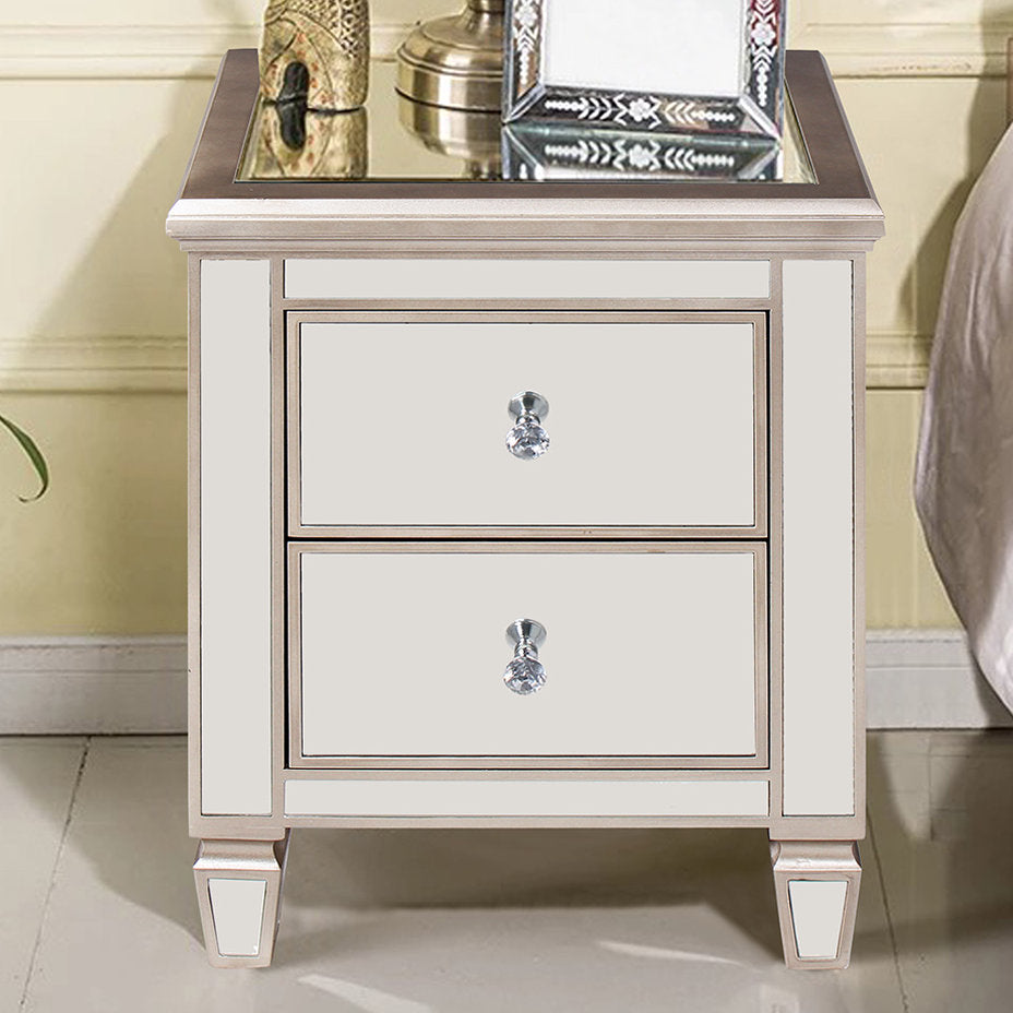 Laurine 2 Drawer Nightstand Everly Quinn