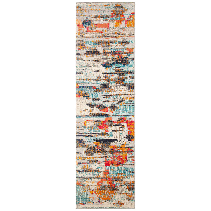 Riccio Abstract Ivory/Multi Area Rug Trent Austin Design® Rug Size: Runner 2' x 8'