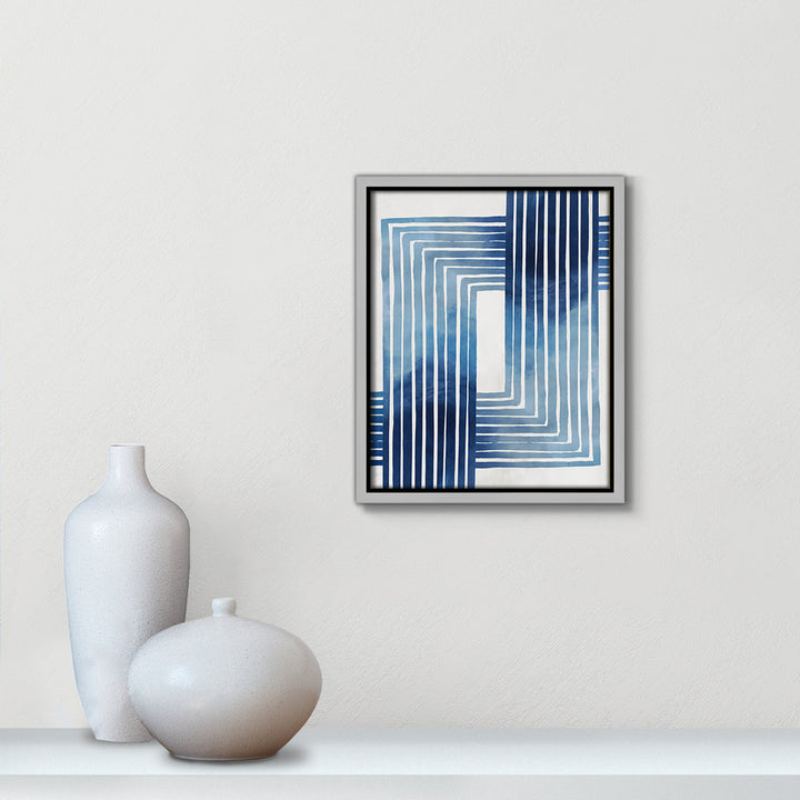 In Unison by Eva Watts - Painting Print Joss & Main Size: 11.5" H x 9.5" W x 2" D Format: Silver Framed Canvas