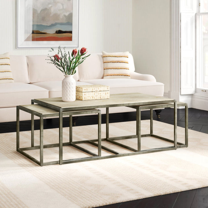 Kressley Frame 3 Piece Nesting Table Set Greyleigh™