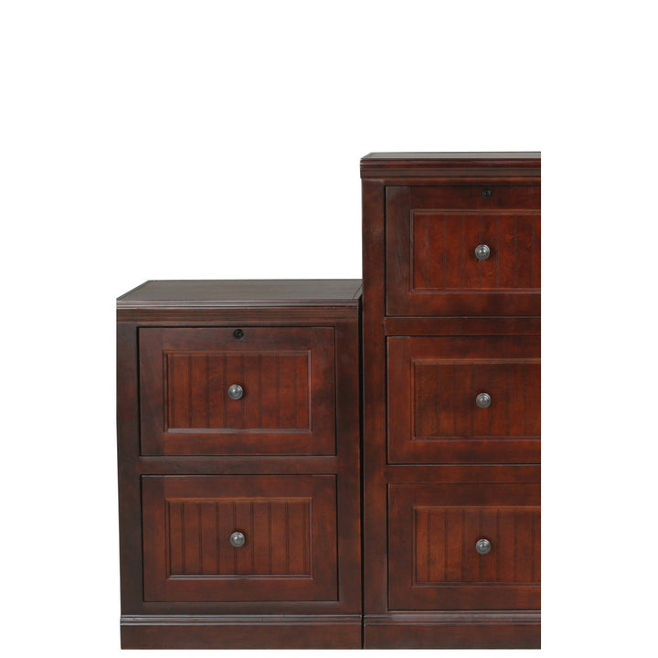 Didier 2-Drawer Vertical Filing Cabinet World Menagerie Finish: Concord Cherry