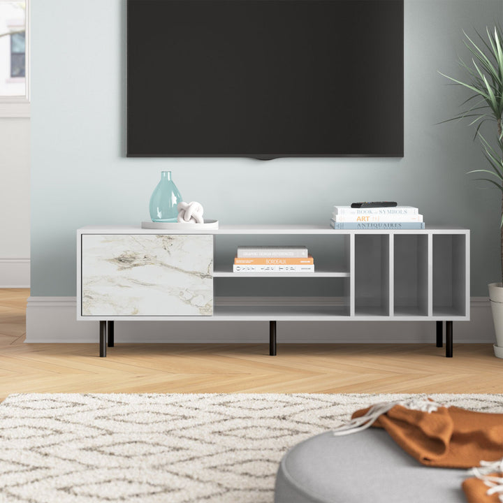 Broxton TV Stand for TVs up to 75" Mercury Row® Color: White