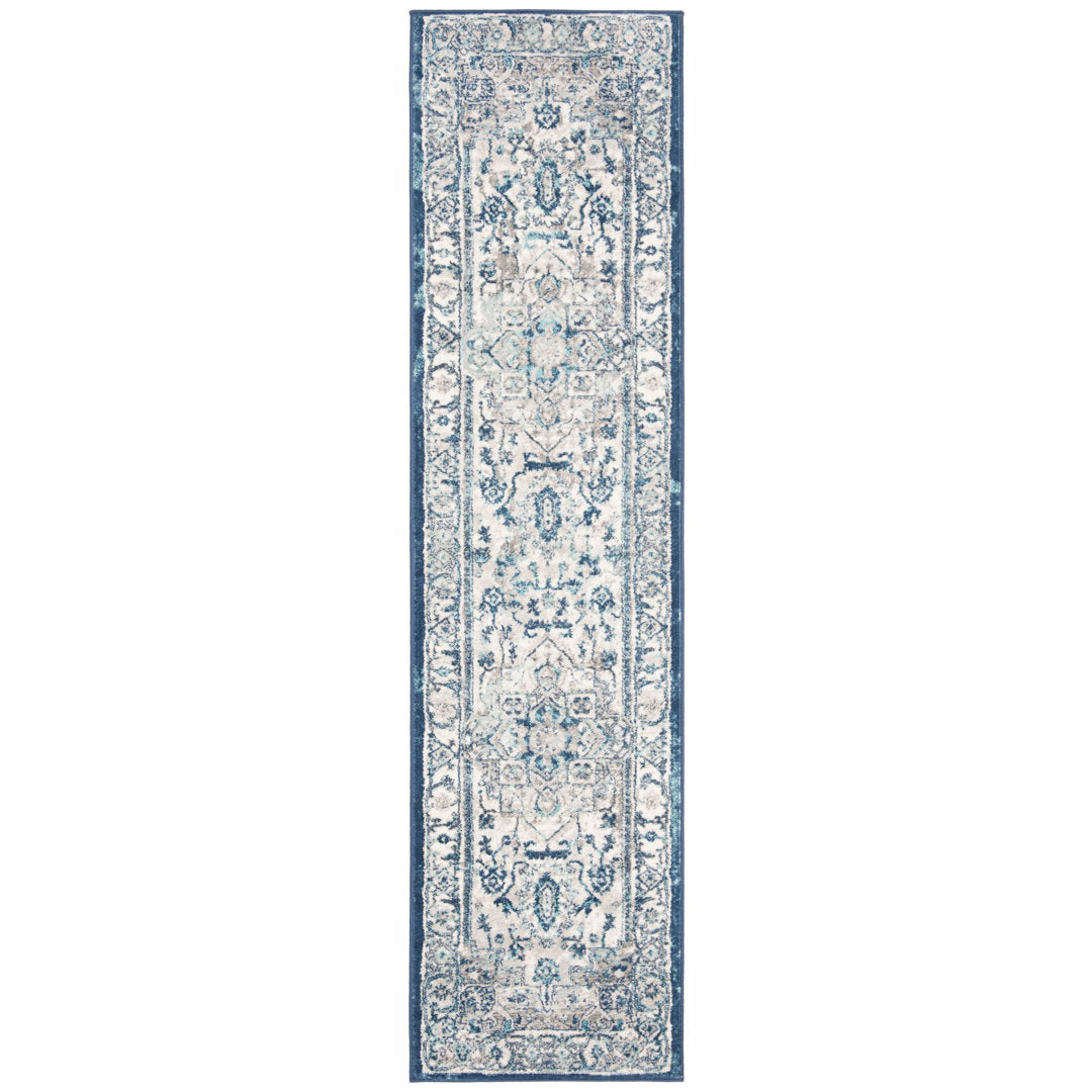 Camila Light Gray/Blue Oriental Rug Kelly Clarkson Home Rug Size: Runner 2' x 14'