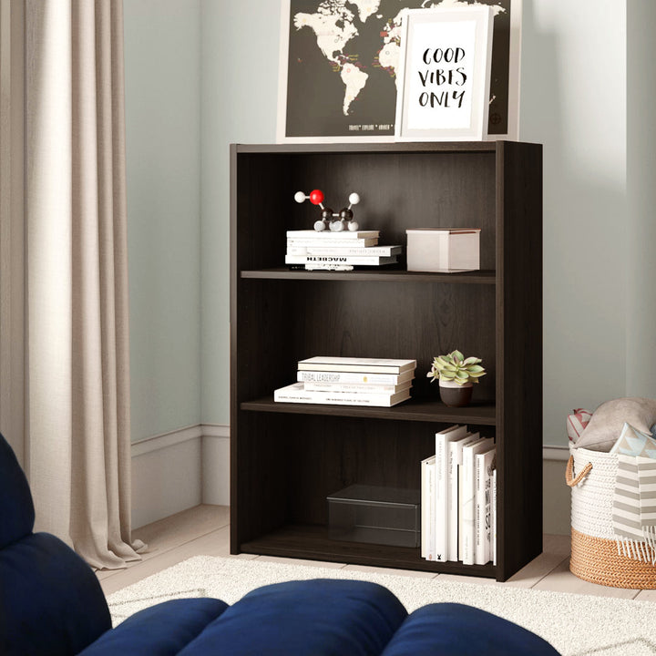 Arisztid 35.28" H x 24.57" W Standard Bookcase Lark Manor™ Color: Cinnamon Cherry