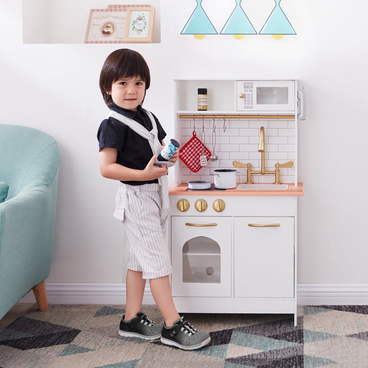 Teamson Kids Little Chef Boston Wooden Play Kitchen Teamson Kids Color: White